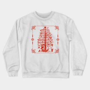 Funny Christmas Tree Crewneck Sweatshirt